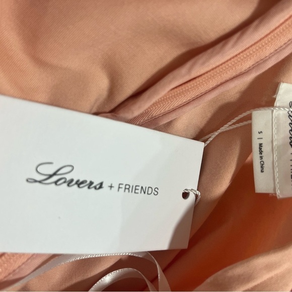 Lovers + Friends Revolve Danica Dress Bodycon Mini Pink Size Small. NWT - Picture 2 of 4